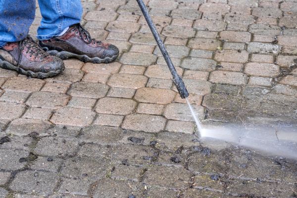 Stone Patio Cleaning in Manteca